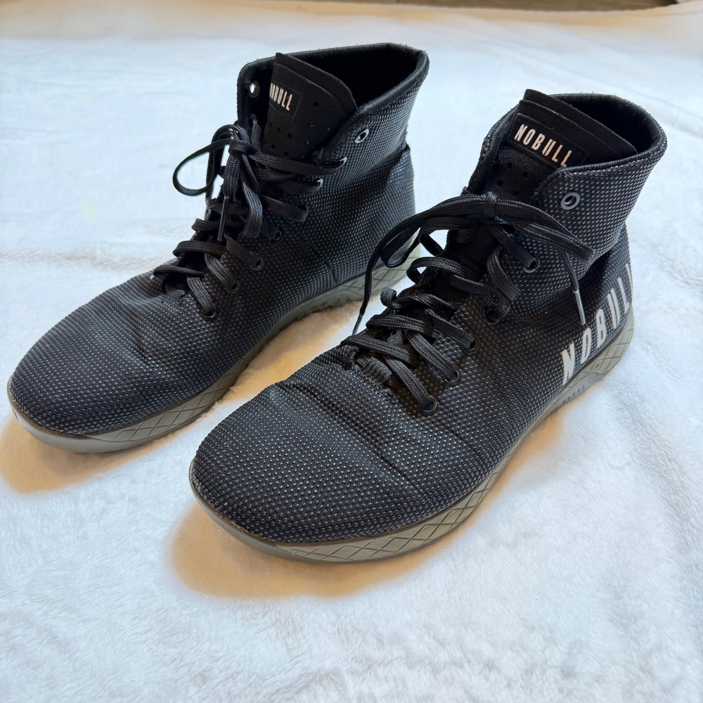 NoBull SuperFabric High-Top Trainers Crosstraining Gym Shoes Men's 11.5 Black
